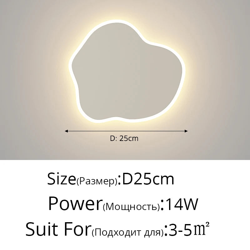 lampe led murale nordique créative simple moderne