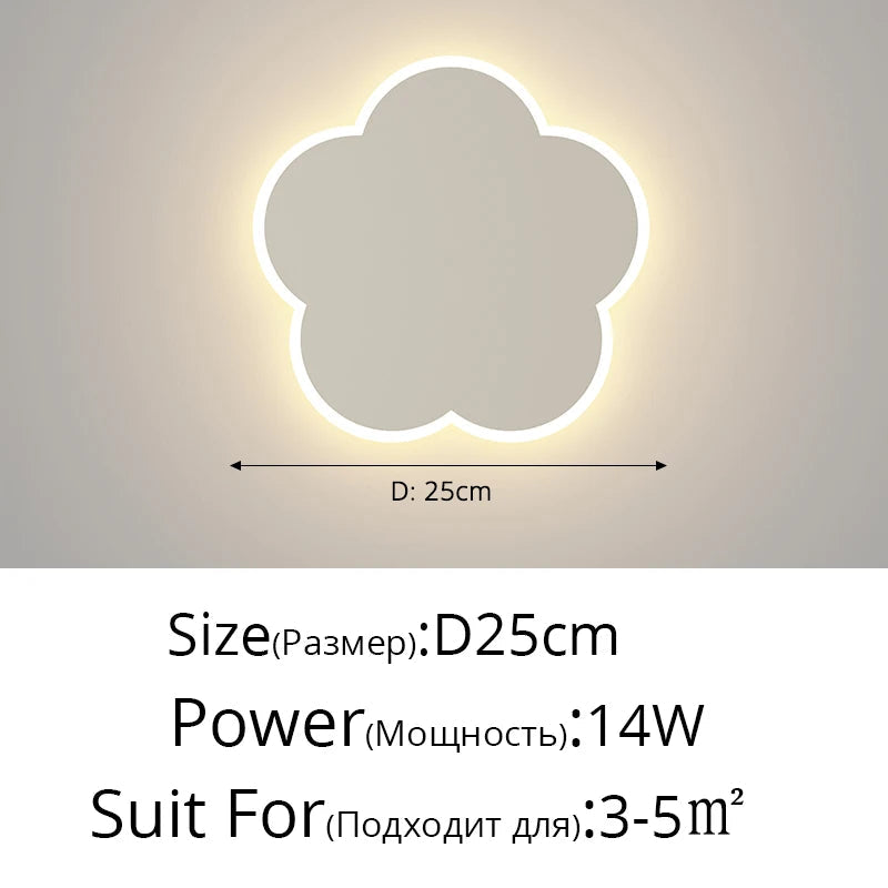 lampe led murale nordique créative simple moderne