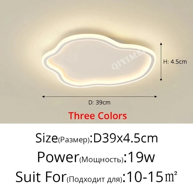 lampe led nuage moderne simple créative nordique pour enfants