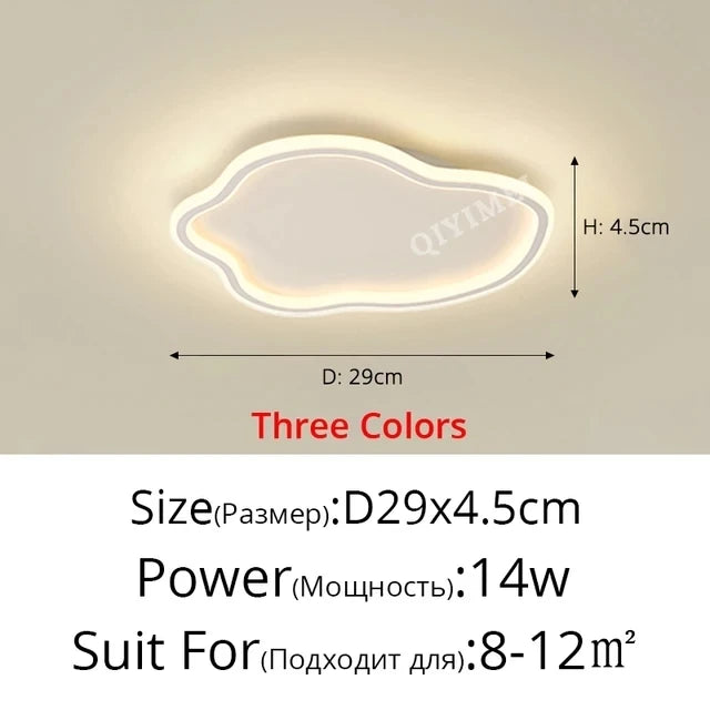 lampe led nuage moderne simple créative nordique pour enfants