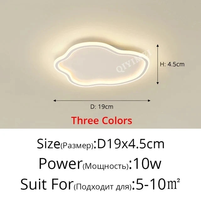 lampe led nuage moderne simple créative nordique pour enfants