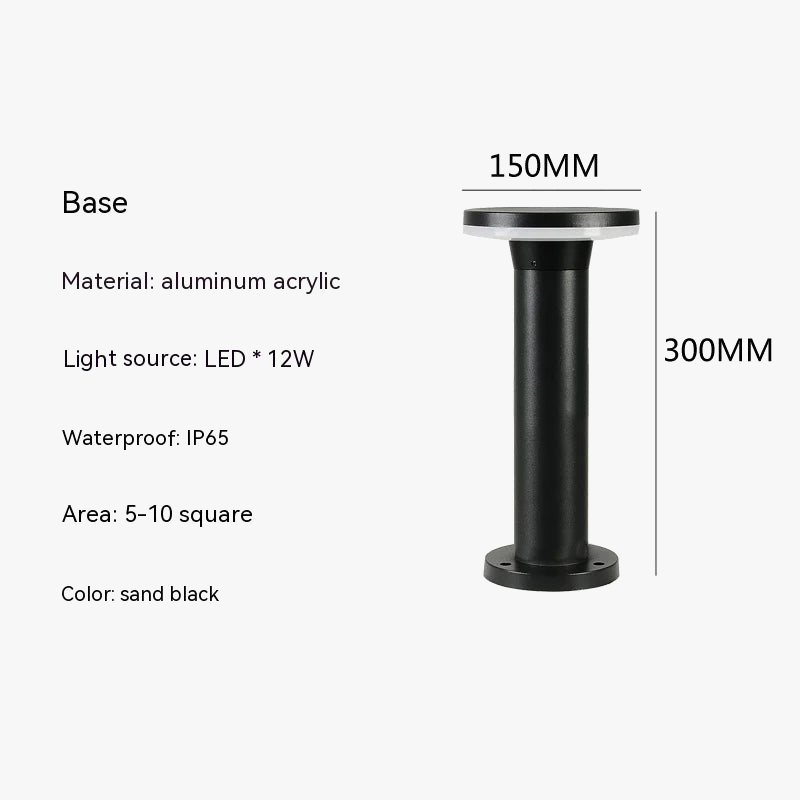 Lampe LED pour pelouse