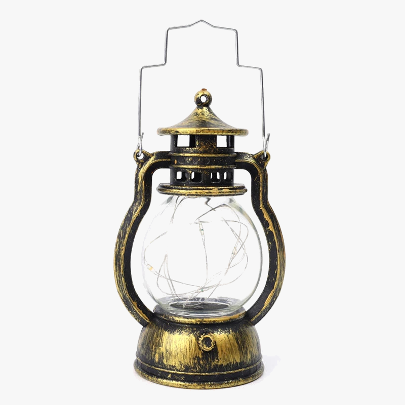 lampe led rétro portable avec flamme dynamique pour camping