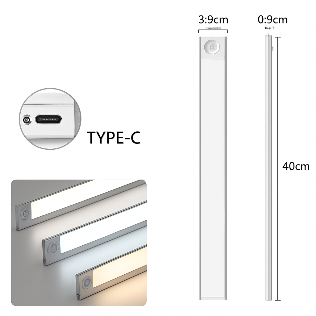 lampe led rechargeable sans fil avec capteur de mouvement