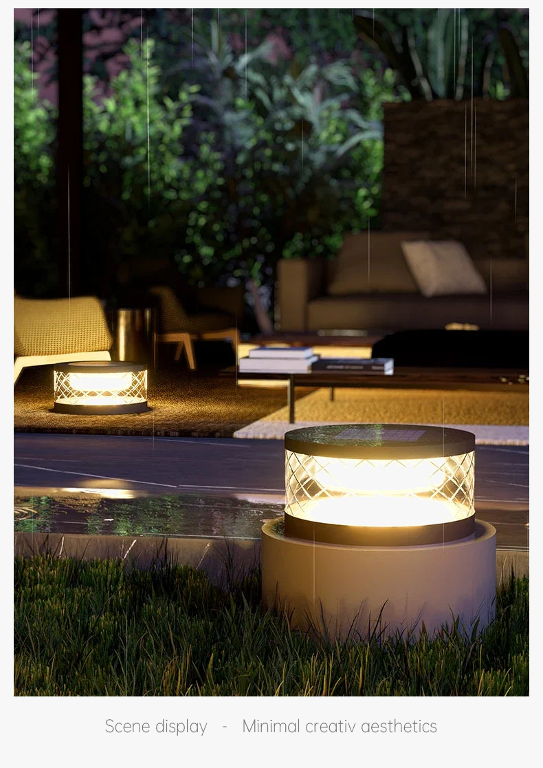 lampe led solaire avec détecteur de mouvement pour jardin extérieur