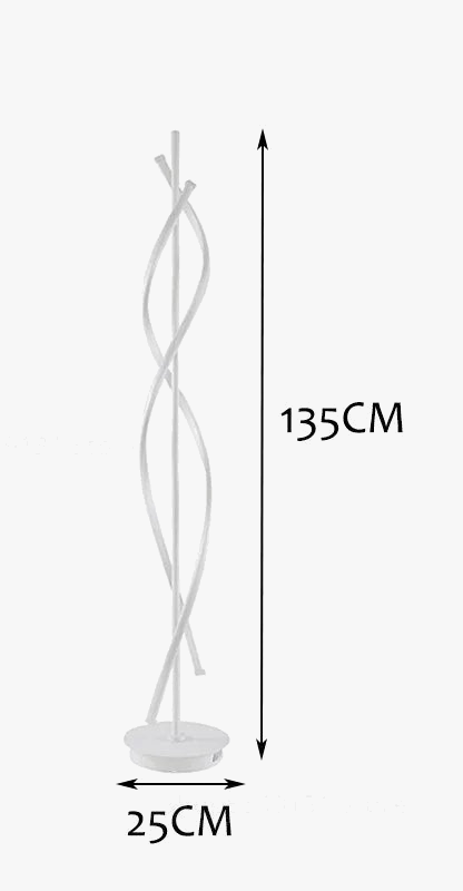 lampe led sur pied design nordique moderne en acrylique
