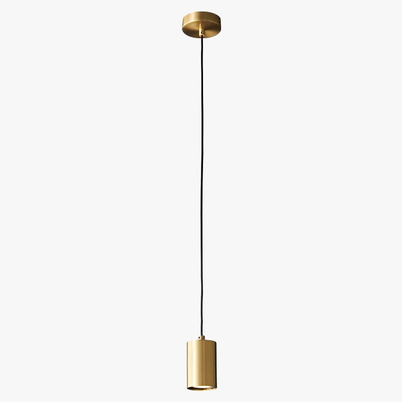 Suspension LED design moderne cylindrique