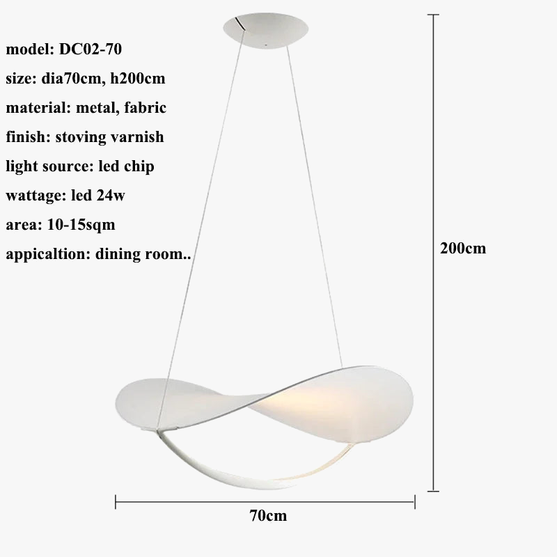 Lustre led en métal design italien moderne décorative