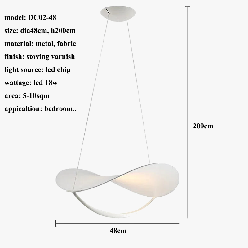 Lustre led en métal design italien moderne décorative