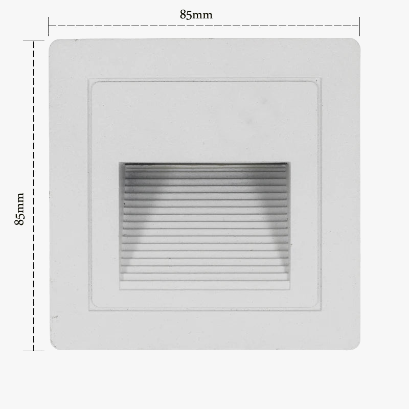 lampe led étanche d'extérieur pour marches et escaliers