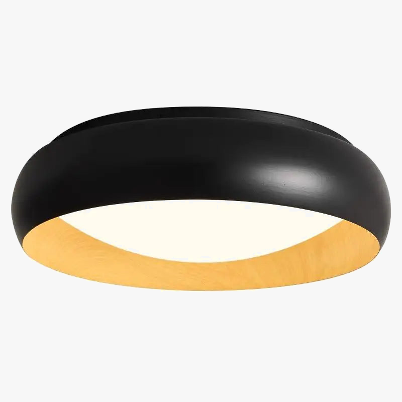 lampe minimaliste japonaise rétro circulaire anti éblouissement éclairage doux