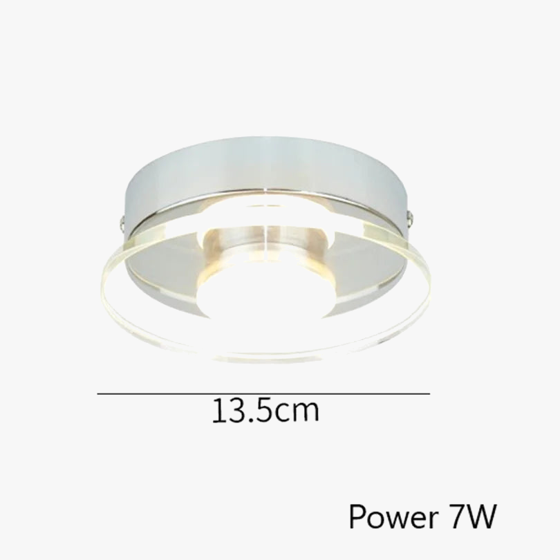 lampe moderne simple montée en surface led étanche