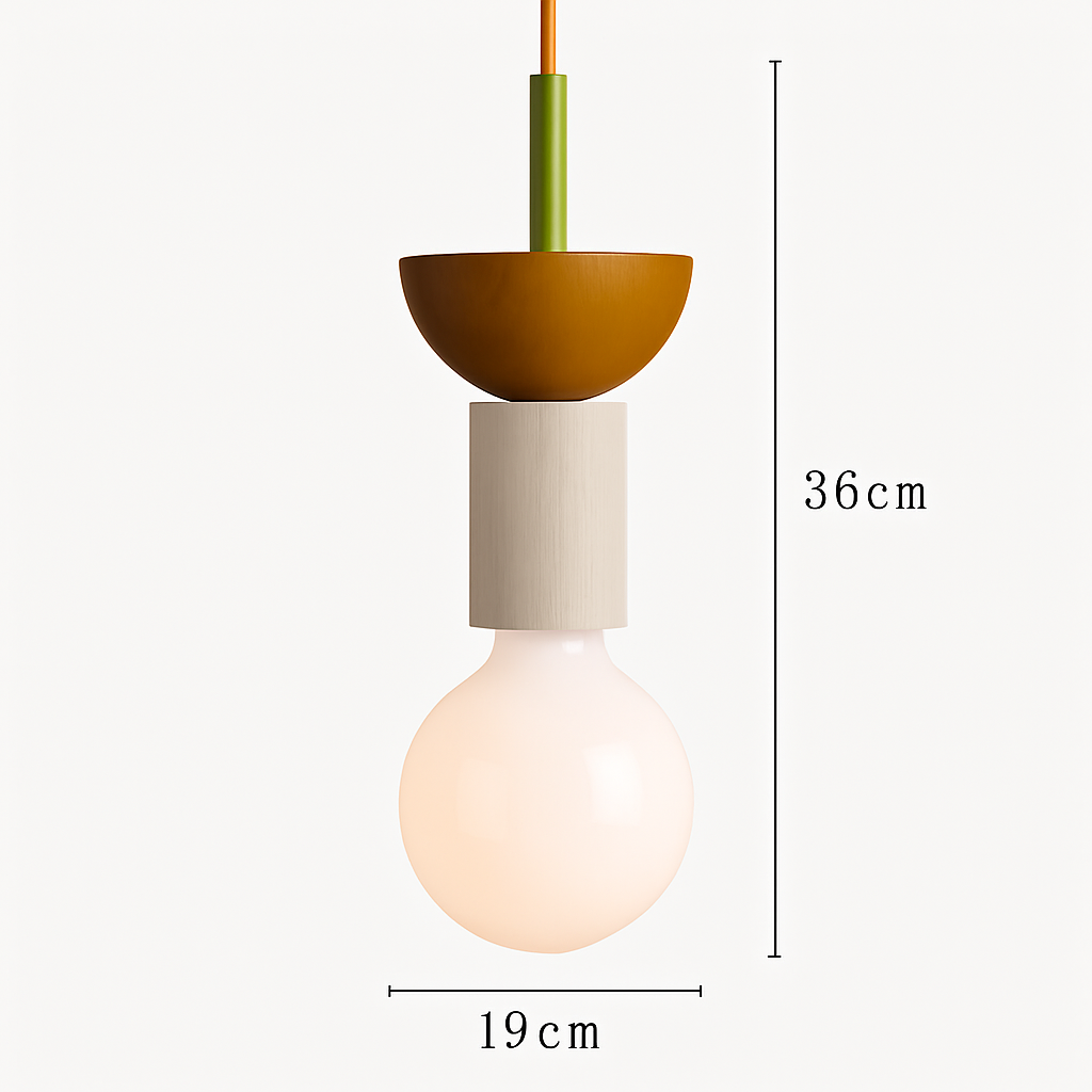 Lampe nordique bois suspension LED lumières cuisine décor à la maison lampe à main Restaurant plafond lustre Luminaire chambre Luminaire