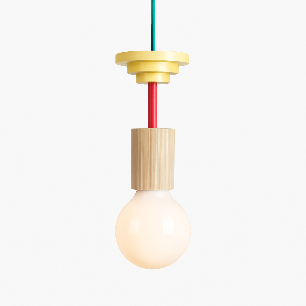 Lampe nordique bois suspension LED lumières cuisine décor à la maison lampe à main Restaurant plafond lustre Luminaire chambre Luminaire