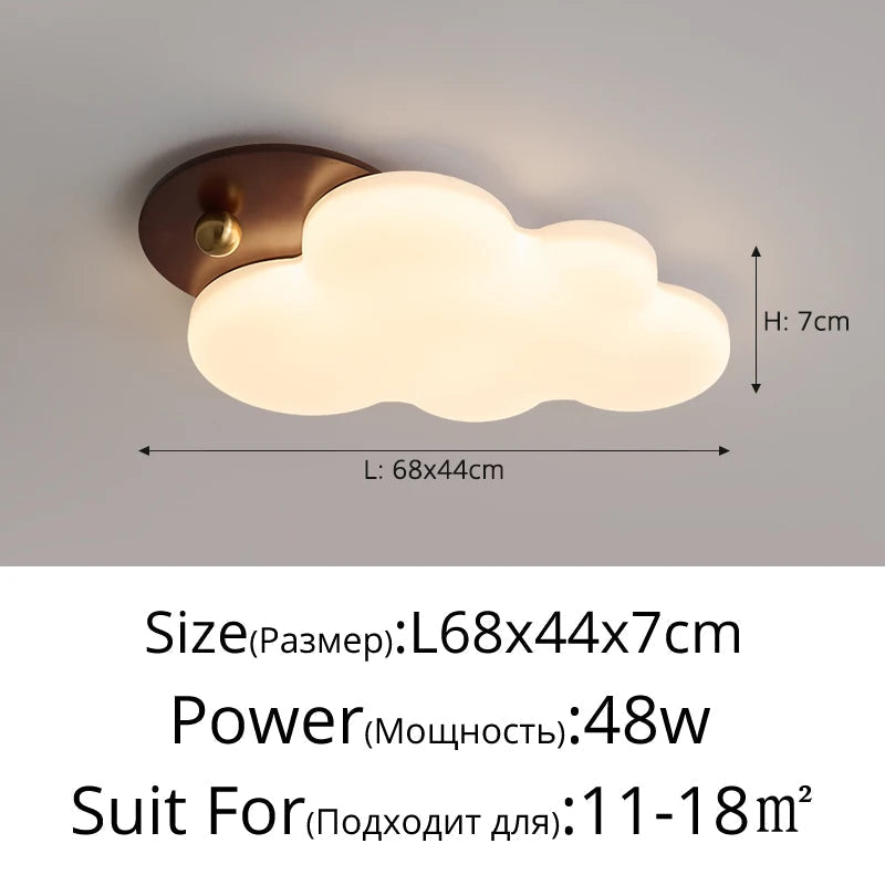 lampe nuage pour chambre enfant style médiéval protection des yeux