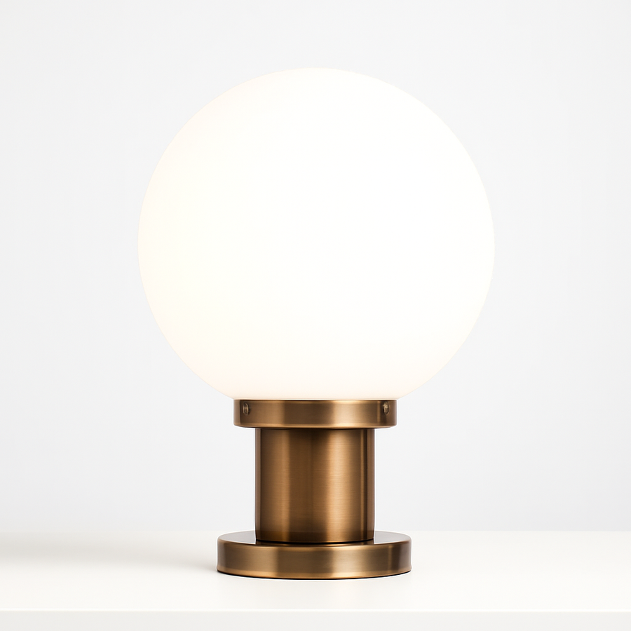 lampe pilier extérieur boule étanche pour éclairage décoratif