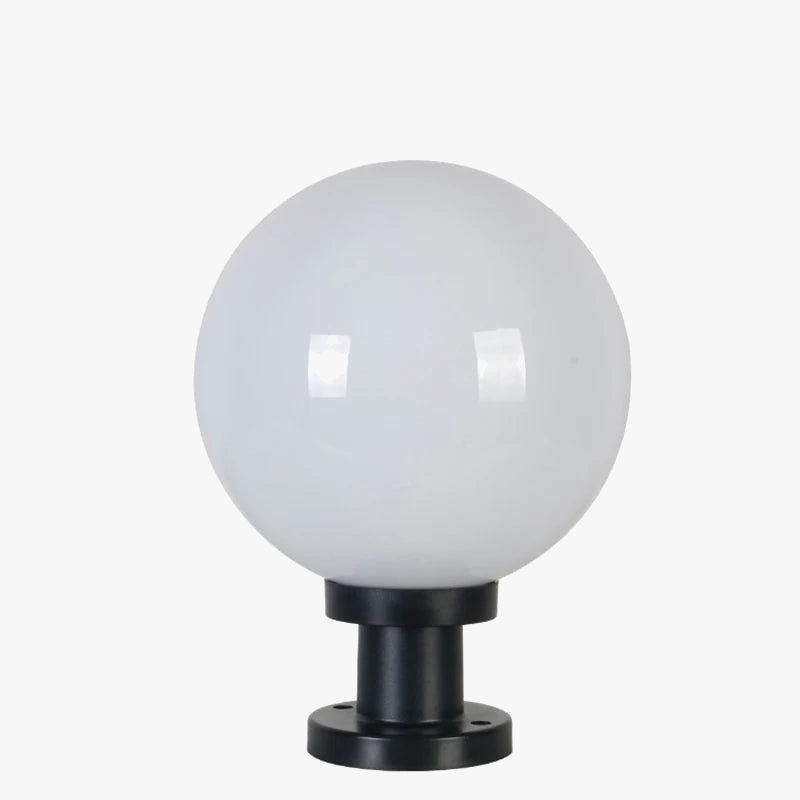 lampe pilier extérieure boule décorative pour éclairage jardin