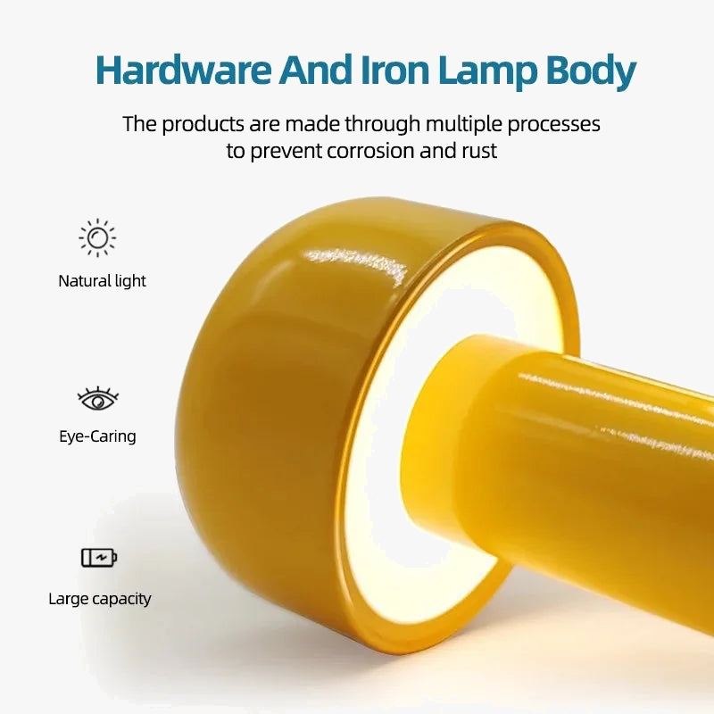 Lampe portable champignon LED USB