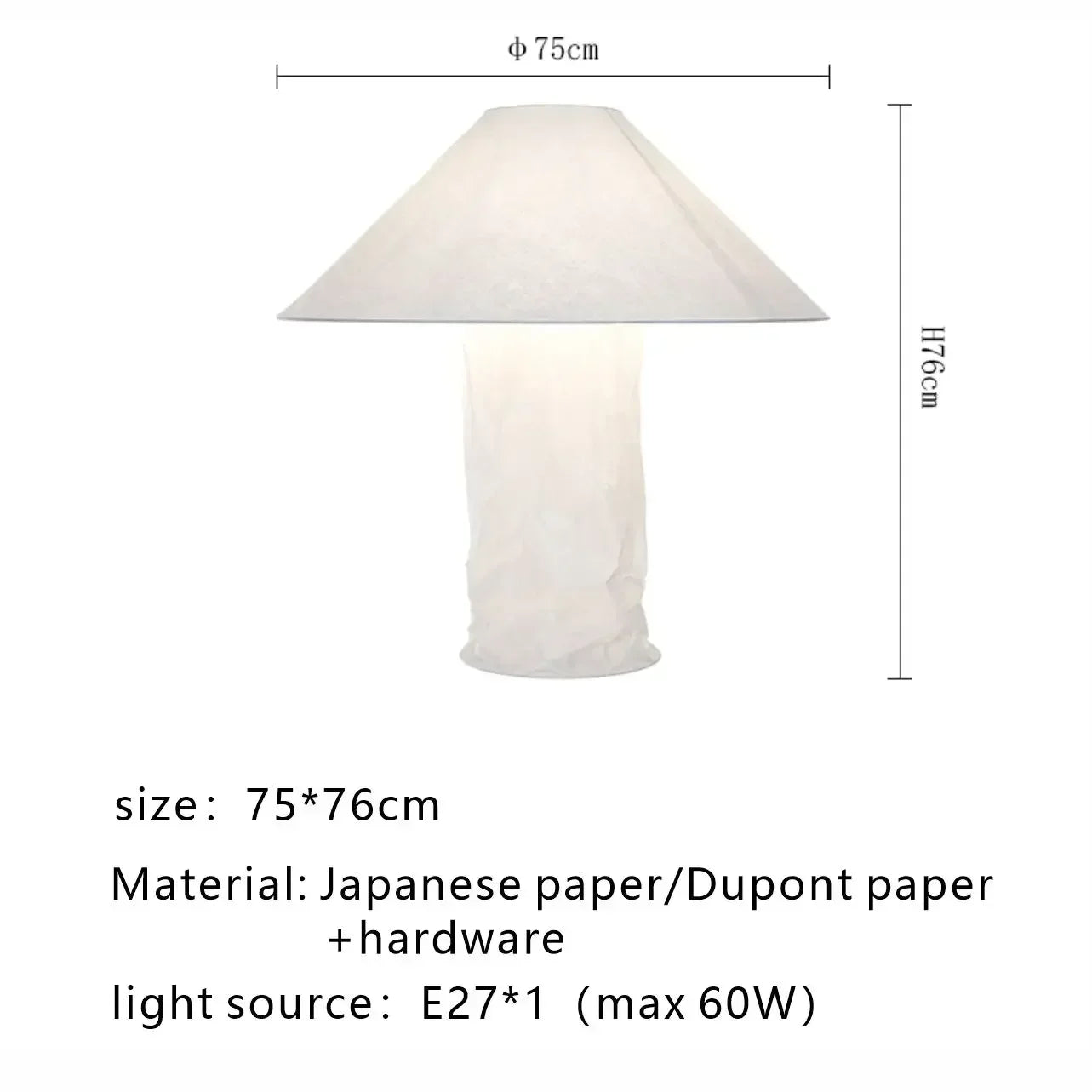 lampe à poser de luxe style wabi-sabi nordique design créatif