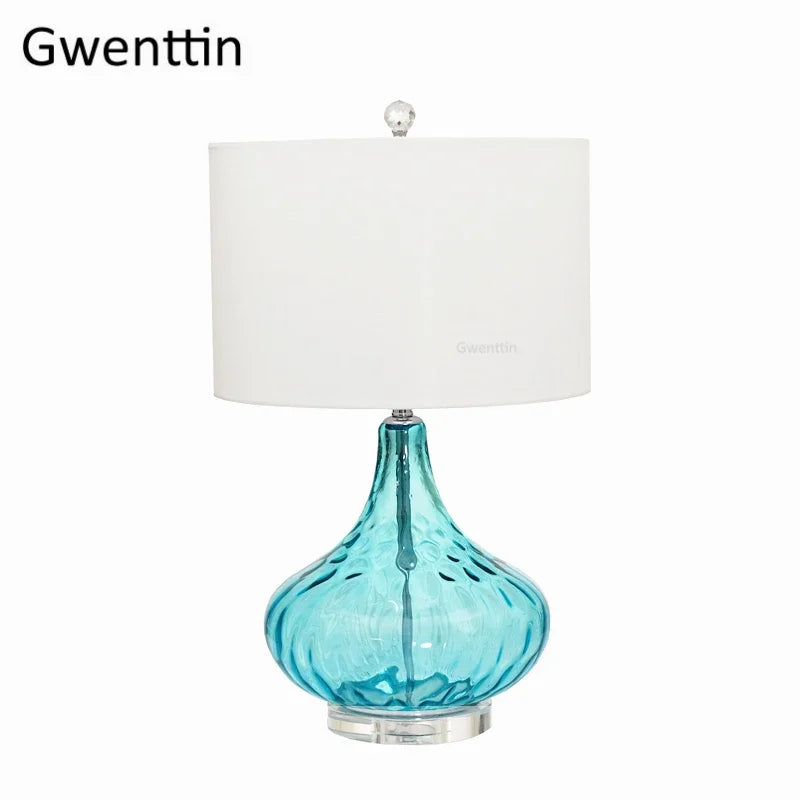 lampe à poser design moderne ondulations d'eau pour décoration intérieure