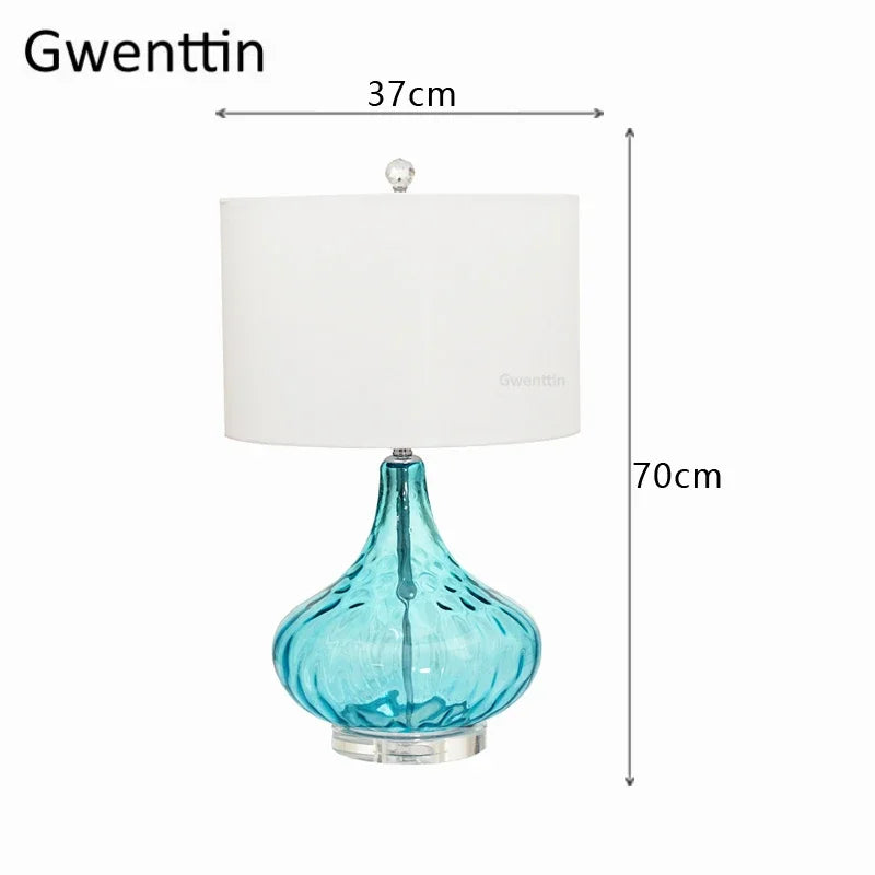 lampe à poser design moderne ondulations d'eau pour décoration intérieure