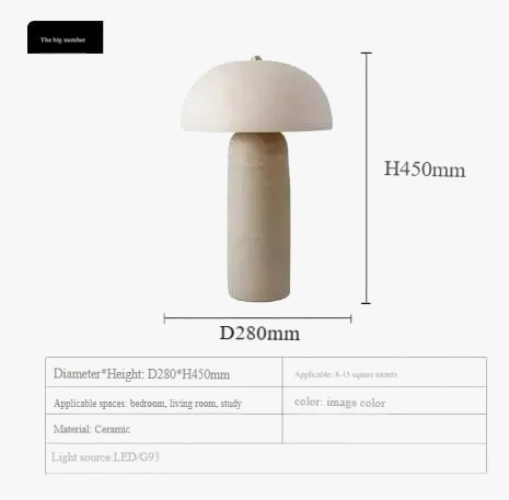 lampe à poser en poterie japonaise style wabi-sabi décoration artistique