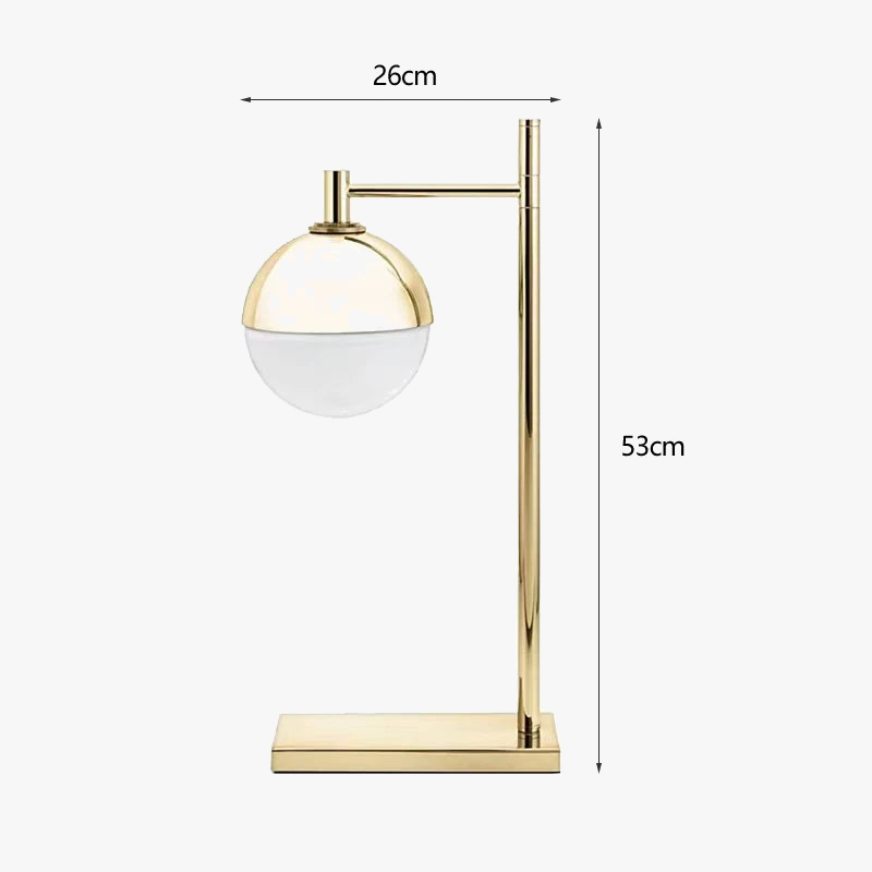 lampe à poser en verre créative style nordique moderne
