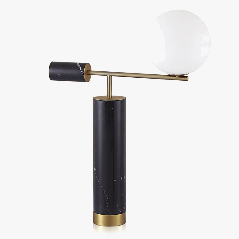 lampe à poser en verre design moderne pour décoration intérieure