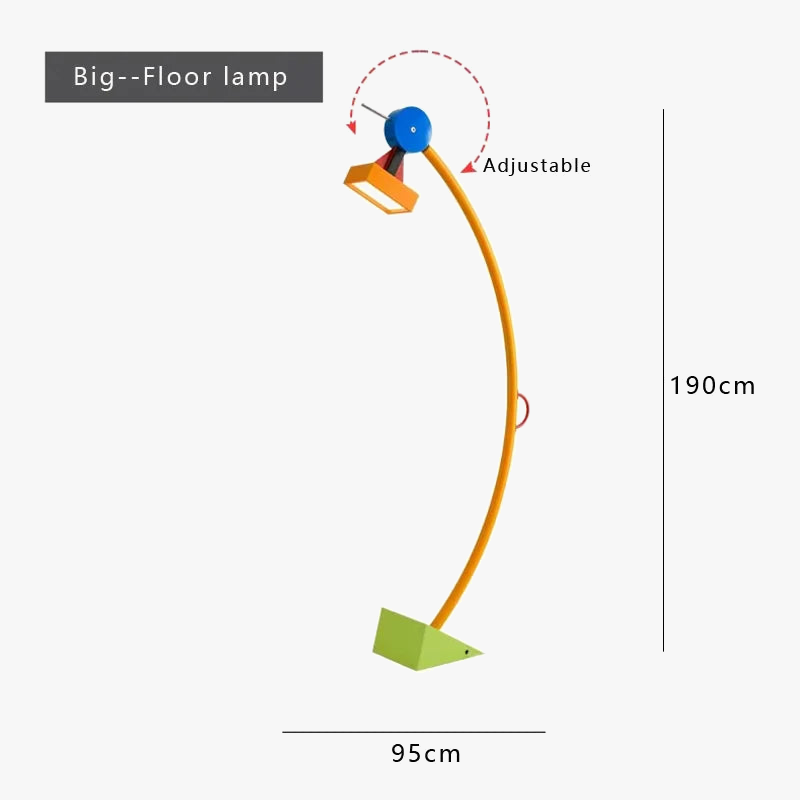 lampe à poser géométrique style nordique pour enfants et salons