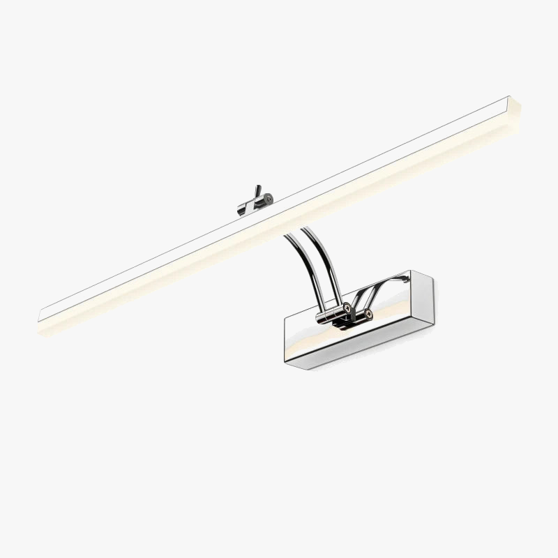lampe à poser led en acier inoxydable design moderne et minimaliste