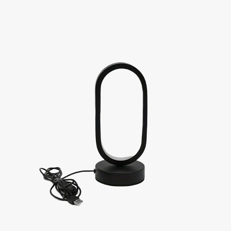 lampe à poser led en forme de u pour éclairage décoratif