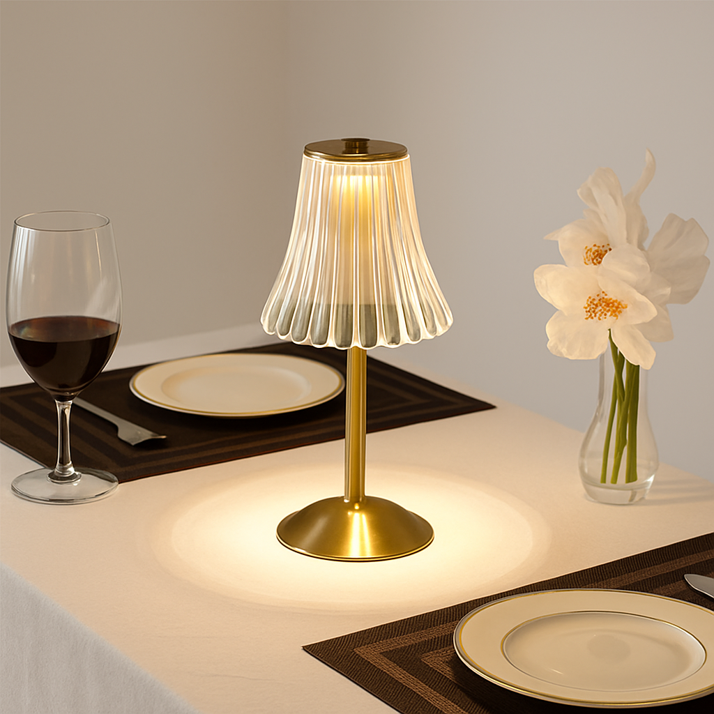 lampe à poser led tactile rechargeable sans fil pour lecture et détente