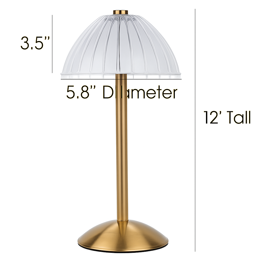 lampe à poser led tactile rechargeable sans fil pour lecture et détente