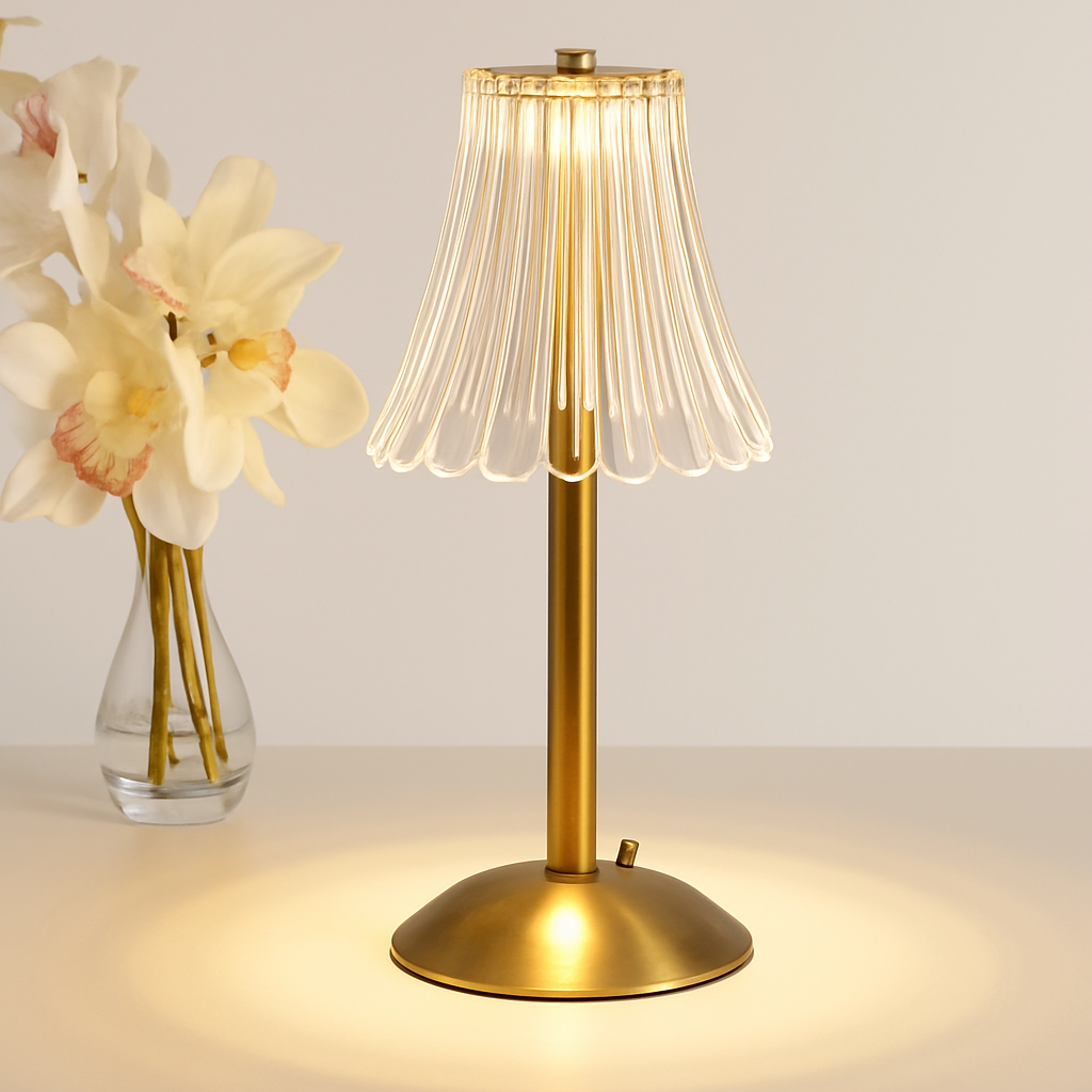 lampe à poser led tactile rechargeable sans fil pour lecture et détente