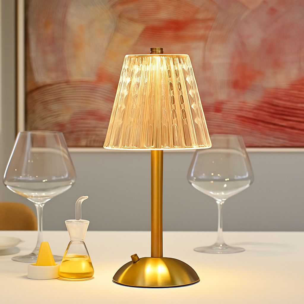 lampe à poser led tactile rechargeable sans fil pour lecture et détente