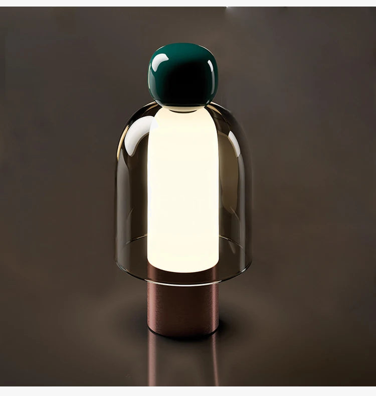 lampe à poser moderne avec chargement usb et design minimaliste