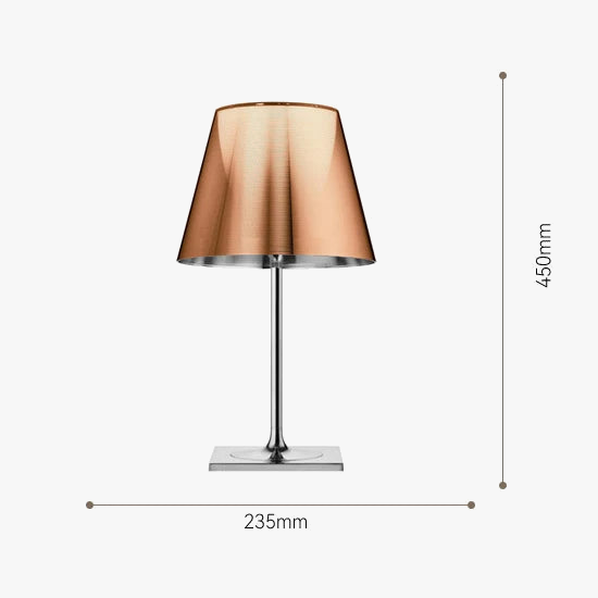 lampe à poser moderne en acrylique au design italien élégant