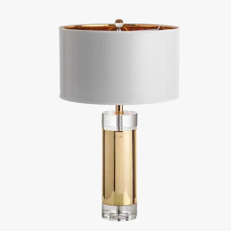 lampe à poser moderne en cristal pour décoration intérieure