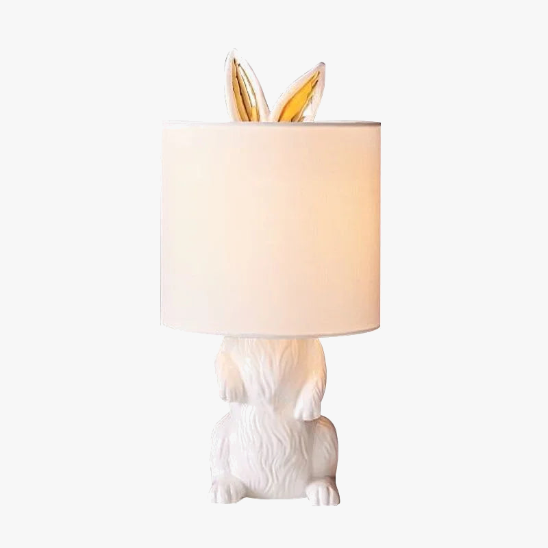 lampe à poser moderne en forme de lapin pour éclairage intérieur