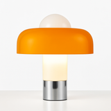 lampe à poser moderne en verre design champignon pour intérieur