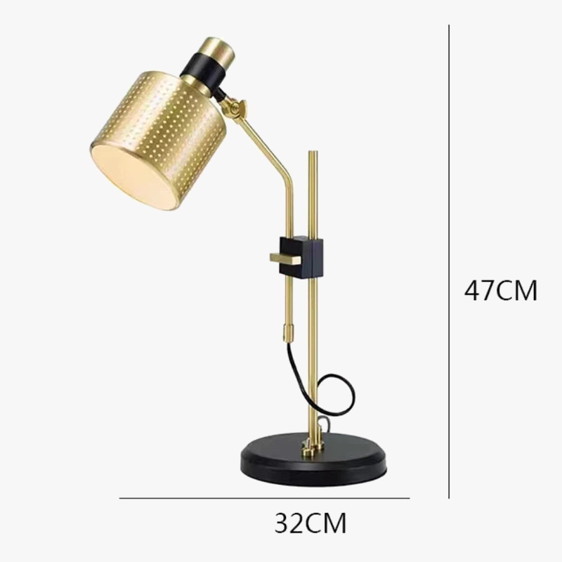 lampe à poser postmoderne créative et moderne en métal