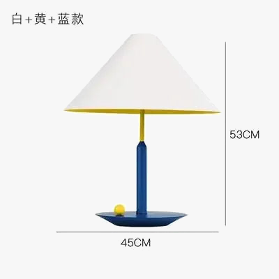 lampe à poser scandinave en métal avec ampoule led