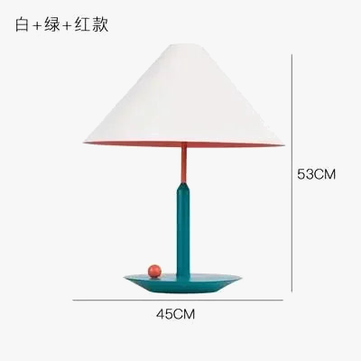 lampe à poser scandinave en métal avec ampoule led