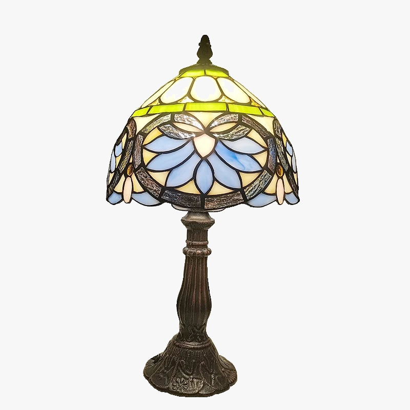 lampe à poser style méditerranéen en forme de cœur