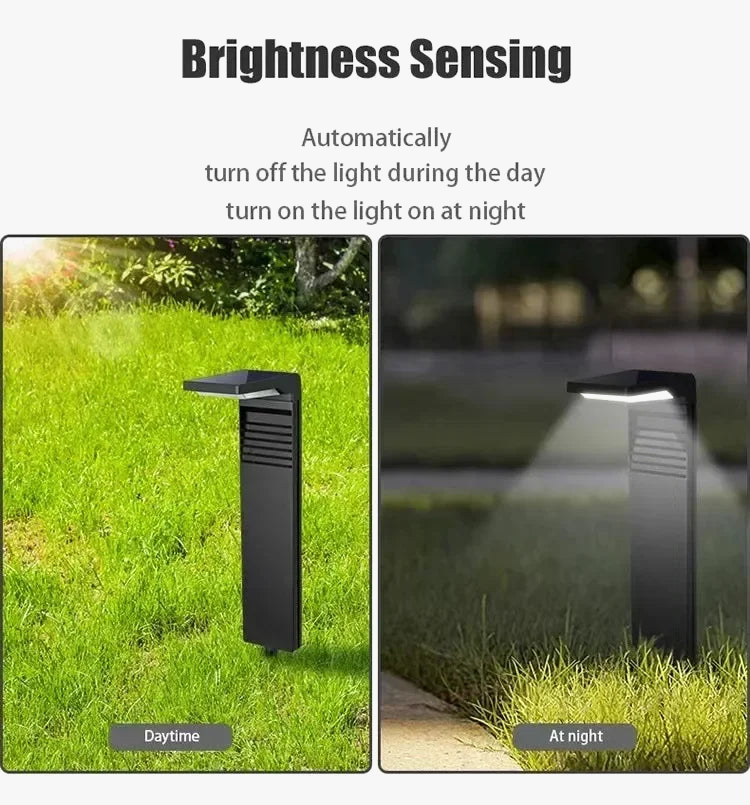 lampe solaire de jardin led étanche pour allée