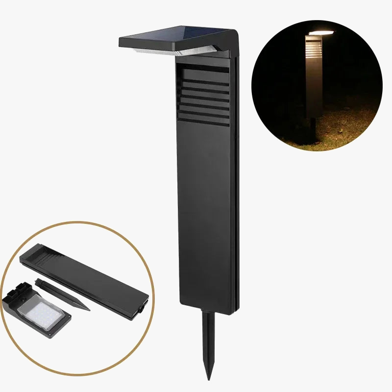 lampe solaire de jardin led étanche pour allée