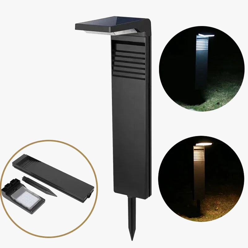 lampe solaire de jardin led étanche pour allée