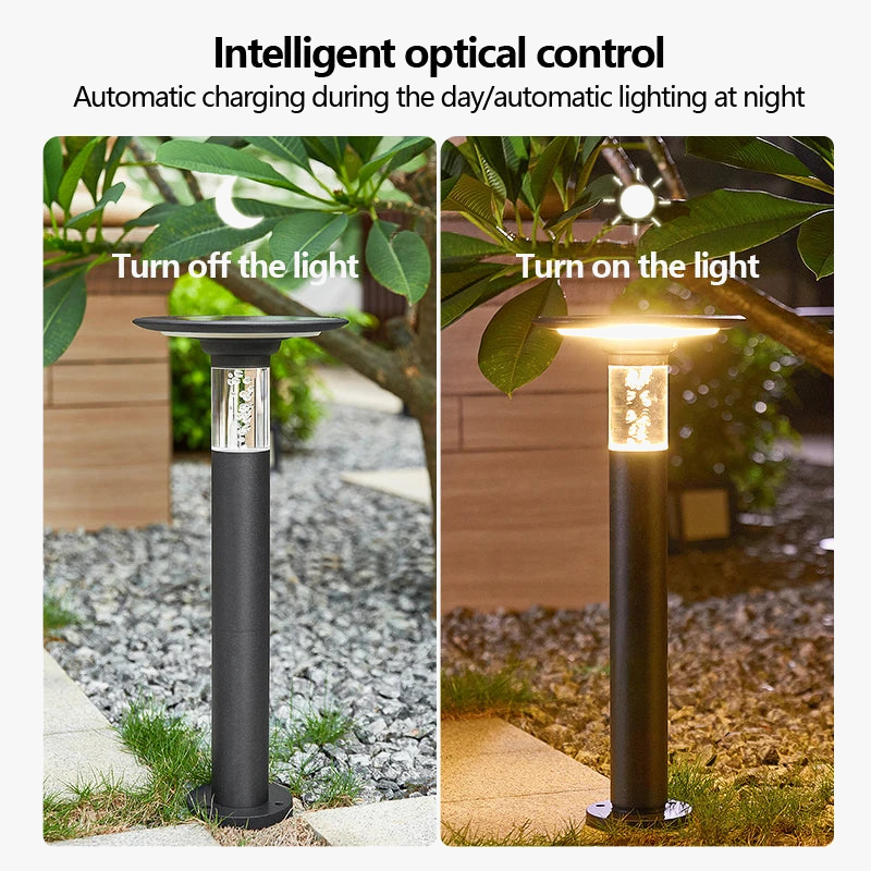 lampe solaire de jardin étanche led pour extérieur