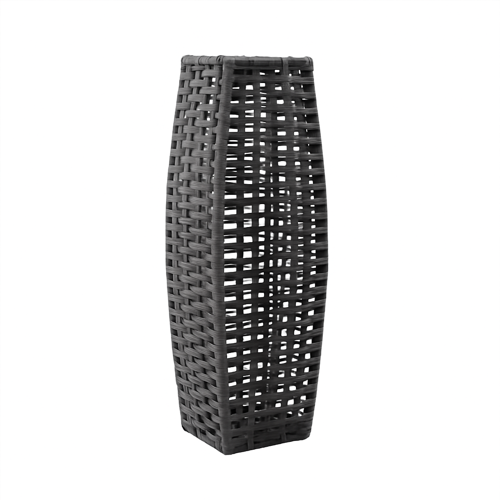 lampe solaire en rotin pour extérieur et jardin
