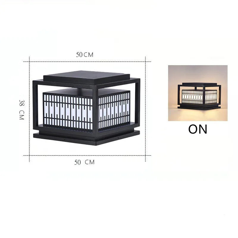 lampe solaire extérieure à led avec télécommande et intensité variable